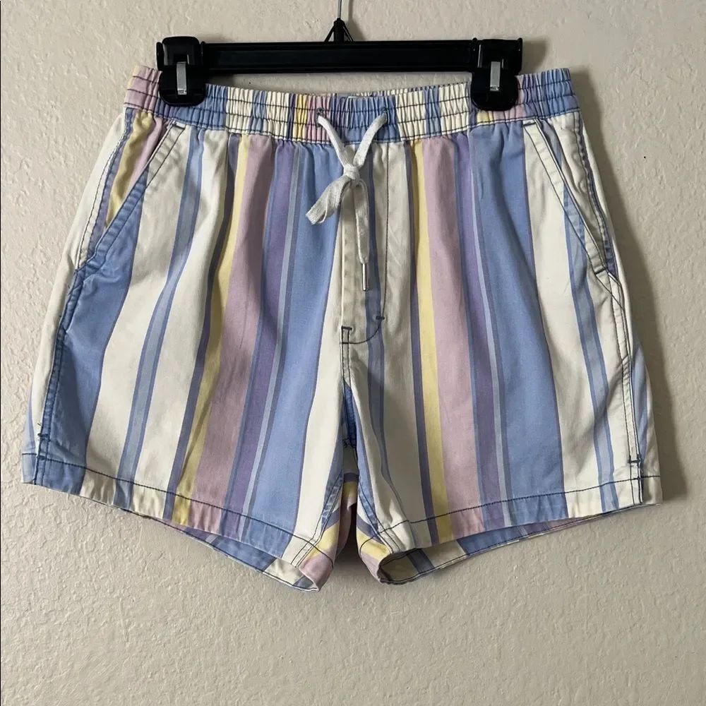 Like New! Urban Outfitters Multi Color Stripped Shorts Gym Size M